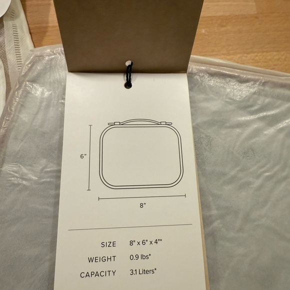 Calpak Clear Travel Cosmetic Case Stone. Free Gift w/ Purchase! - Picture 6 of 6